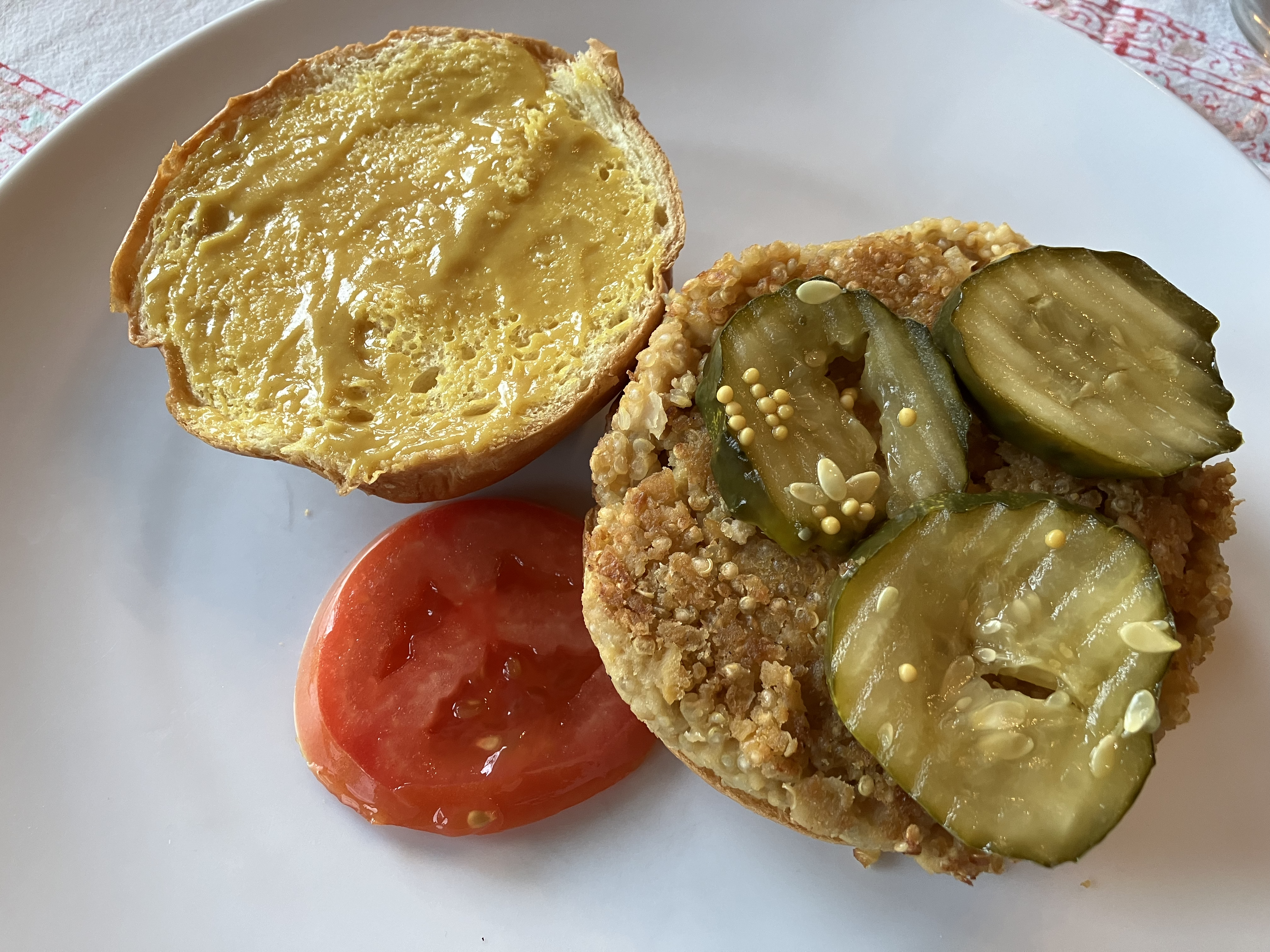 Chickpea burger