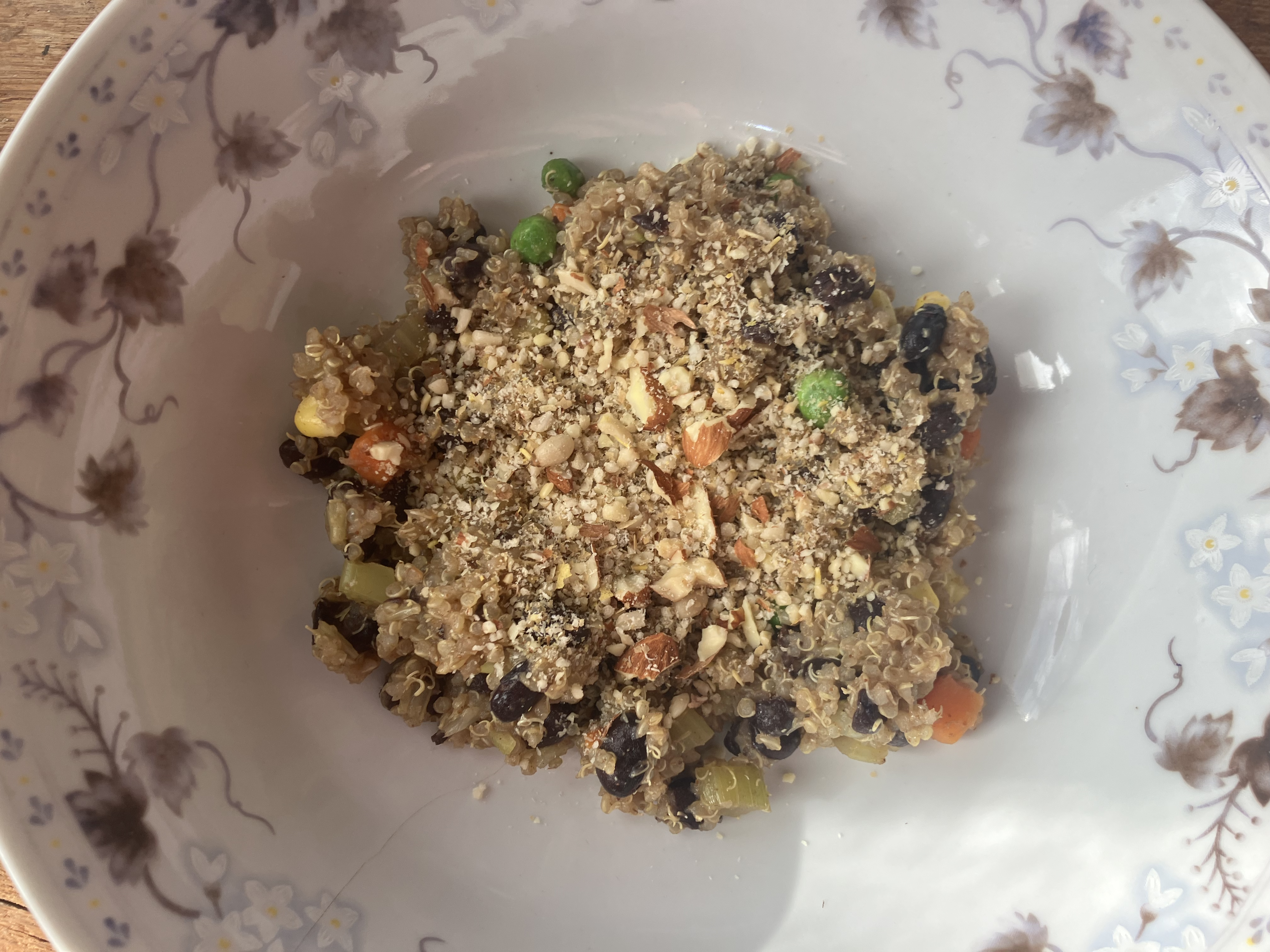 Quinoa and black beans